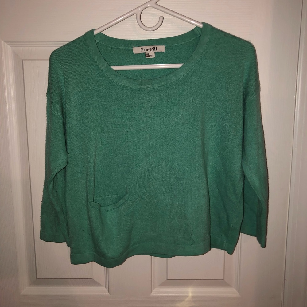 Forever 21 Mint Green Sweater
